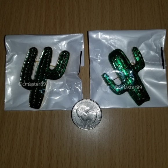 2 for $8 Cactus Enamel Pin Brooch - You Choose! - Picture 6 of 6